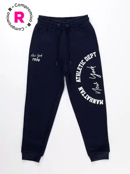 Harvest Pantalón de Buzo Play1 cr Marino 10 V26