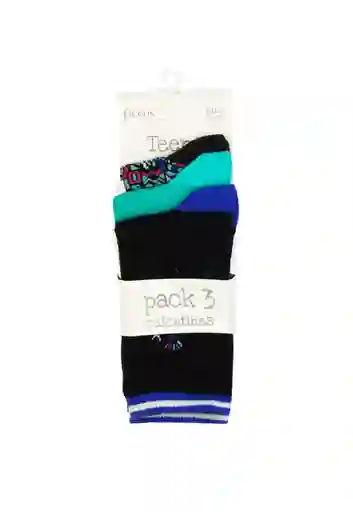 Pack de Calcetines Teen Niño Colores Talla 34/35 - 656