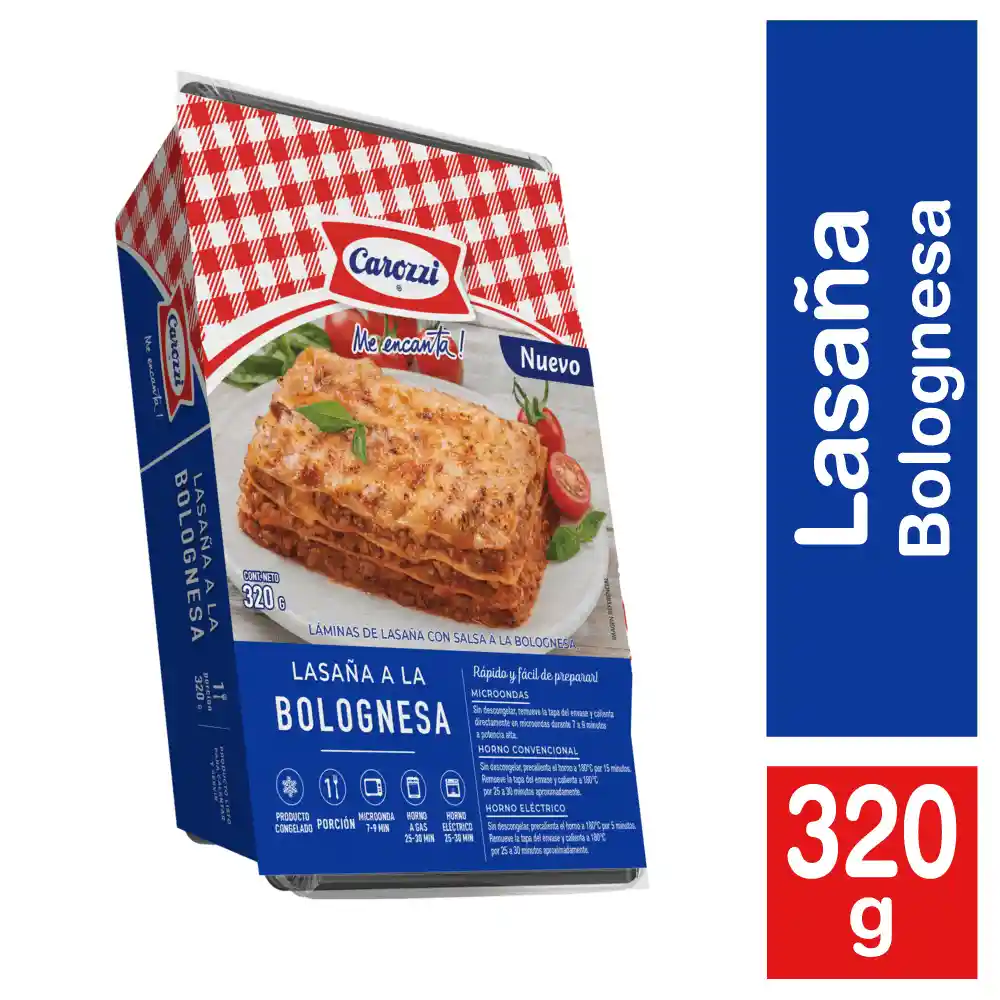 Carozzi Czzi Lasagna Bolognesa Cong
