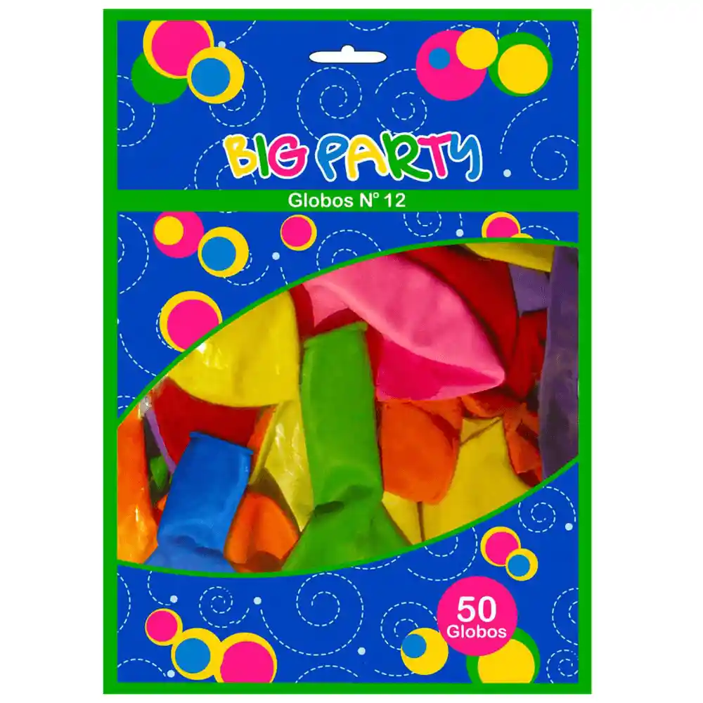 Big Party Globos Colores Surtidos