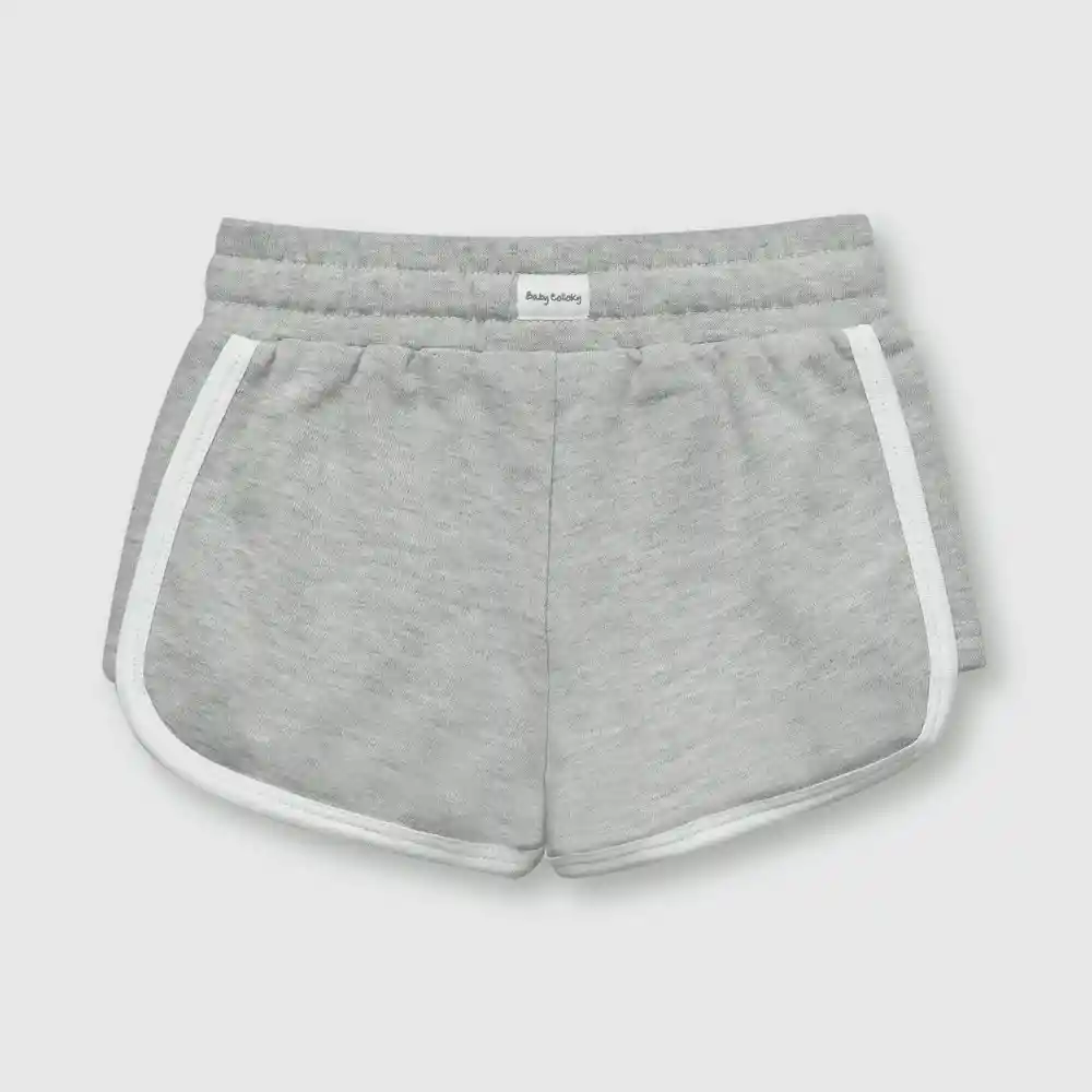 Short Minnie De Bebé Niña Gris Talla 18/24m