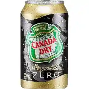 Bebida Lata Ginger Ale Zero Azucar 350 Cc Canada Dry