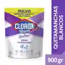 Ultra Quitamanchas en Polvo Clorox Ropa Blanca (Doypack) 900 gr