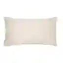 Funda de Almohada Satín 240 Hilos Beige 50 x 90 cm Casaideas