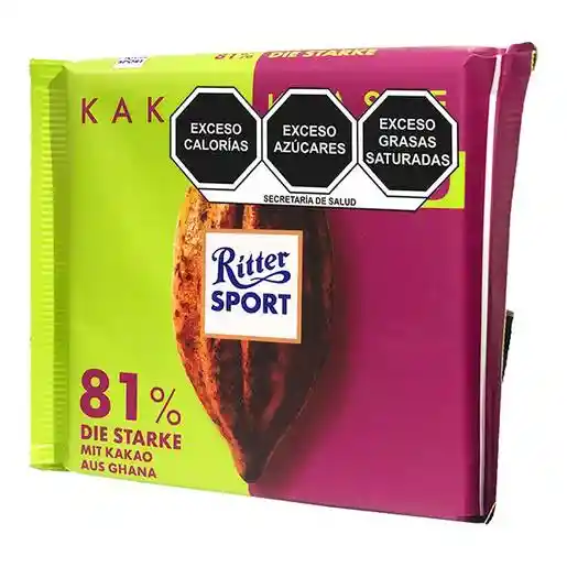 Ritter Sport Chocolate Semi Amargo Con Abellanas