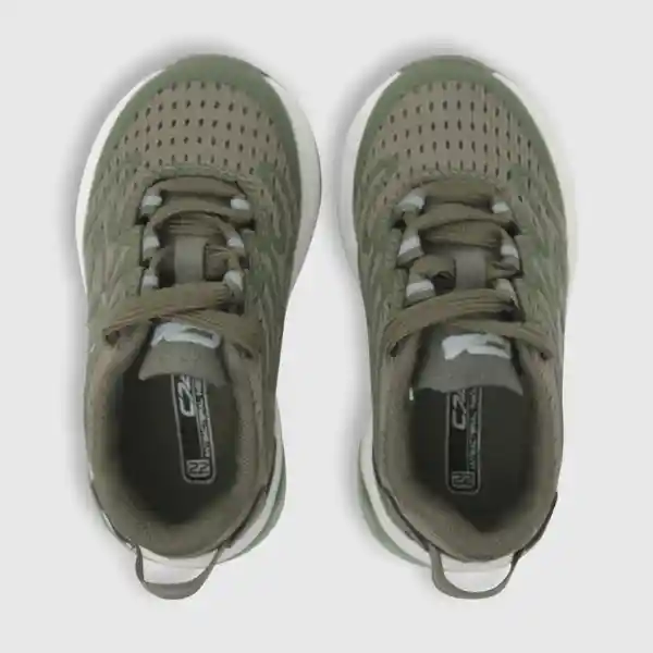 Zapatillas Deportiva de Niño Verde Militar Talla 27 Colloky