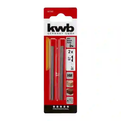 Kwb Cuchillas Repuesto Para Cepillo 82 mm