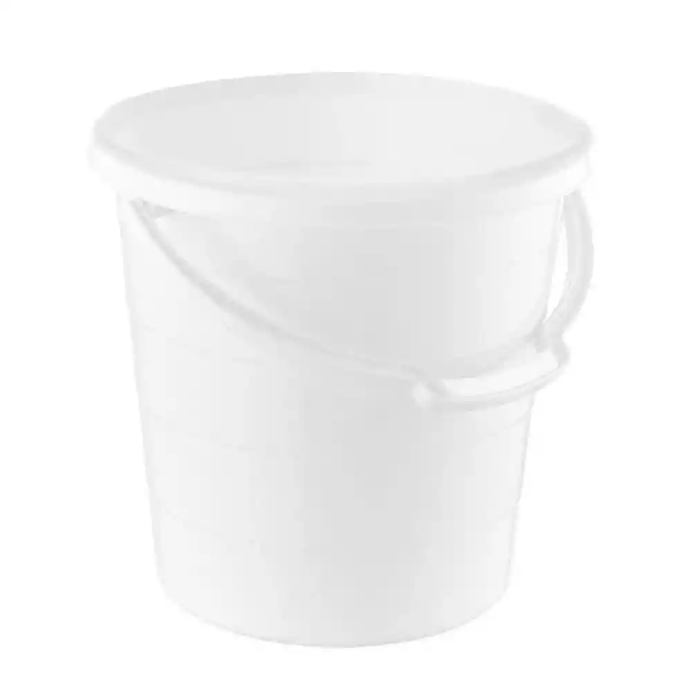 Balde Plástico Krea Color Asa Blanco