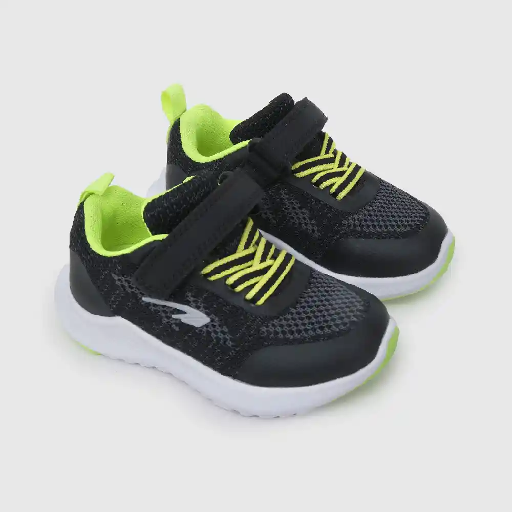 Zapatillas Deportiva Botellas Recicladas Niño Negro 26