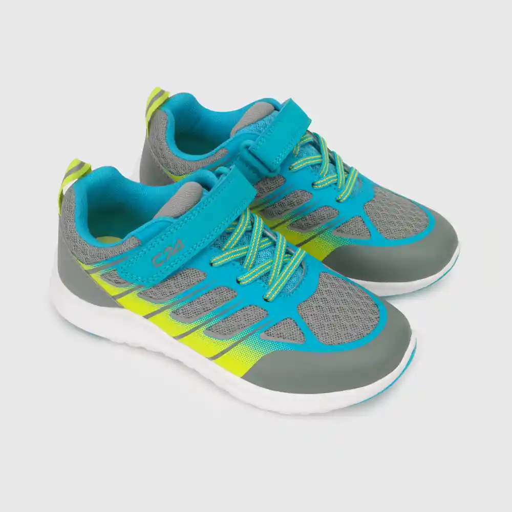 Zapatillas Deportiva De Niño Gris Talla 37