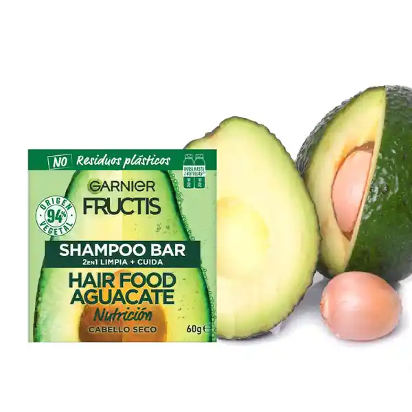 Fructis Shampoo en Barra Hair Food Aguacate 