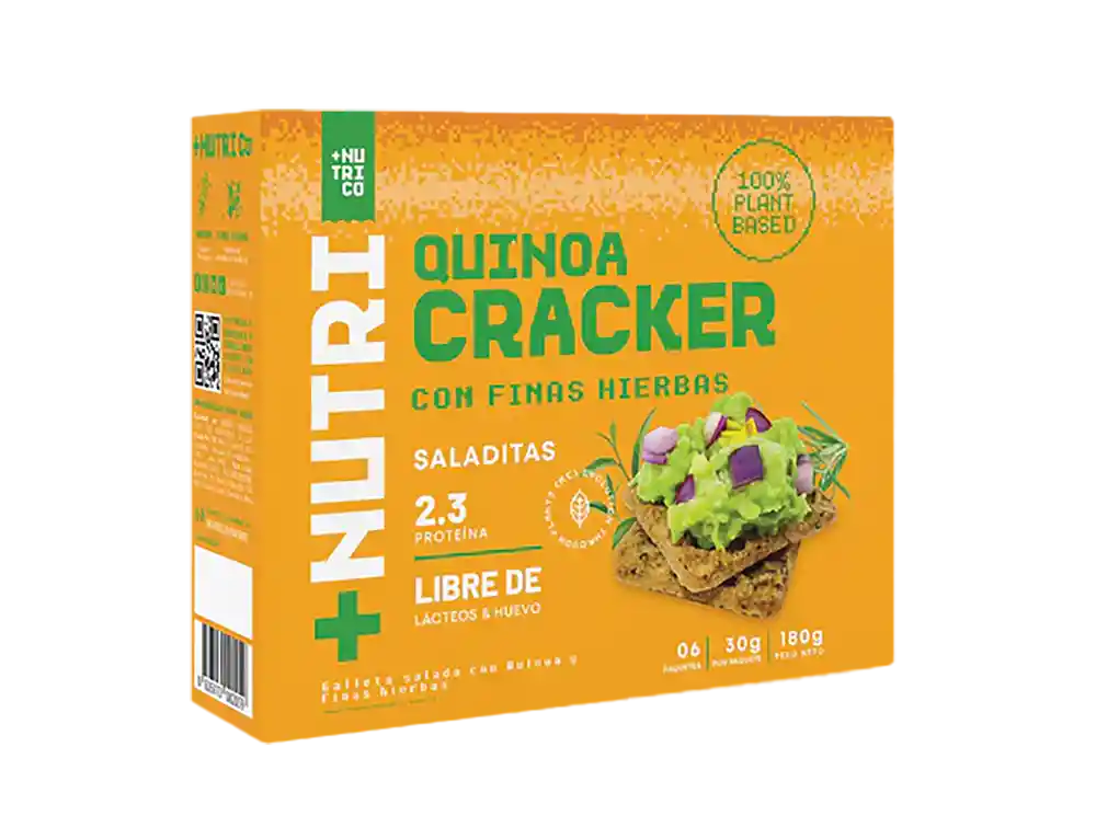 Quinoa Crackers Con Finas Hierbas Caja