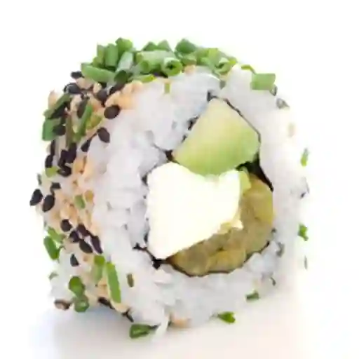 California Roll de Espárrago, Queso y Cebollín