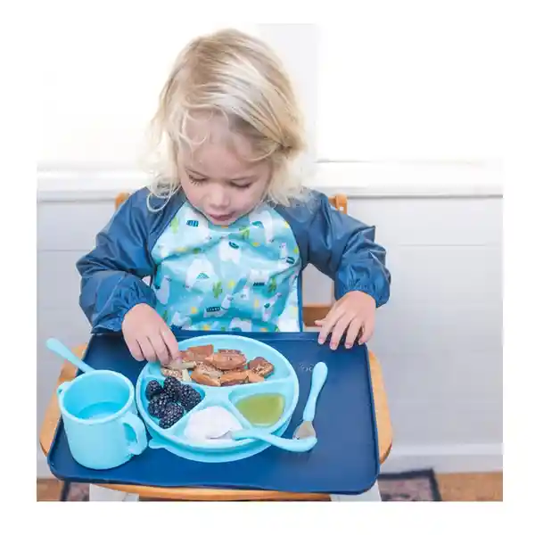 Green Sprouts Babero Manga Larga Llamas 12/24 Meses