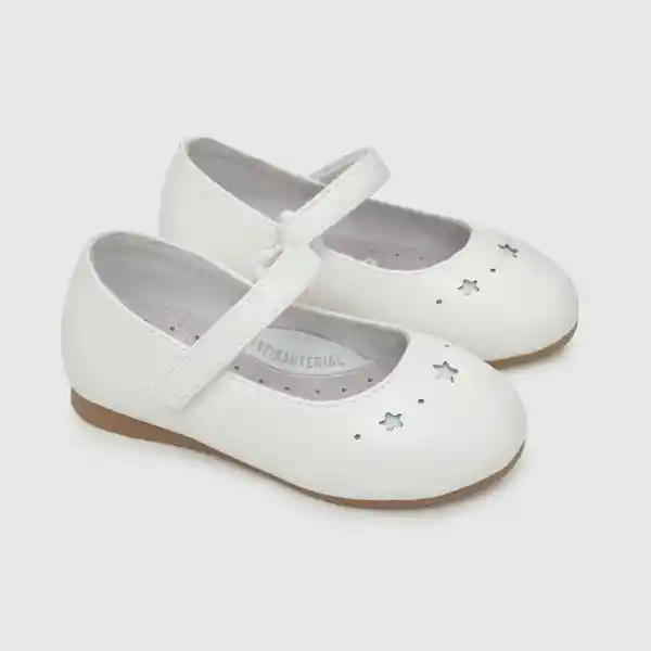 Ballerinas Estrellas de Niña Blanco Talla 21 Colloky