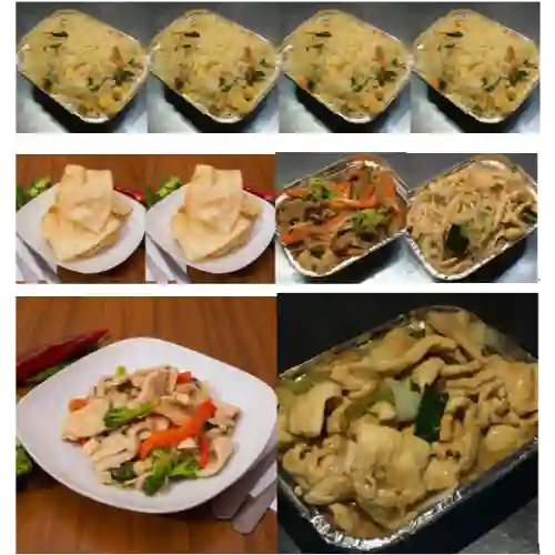 Menú para 4 Personas A.