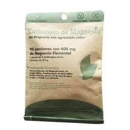 Dulzura Natural Suplemento Alimenticio Carbonato de Magnesio