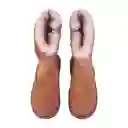 Botas Niña Café Talla 31 Pillin