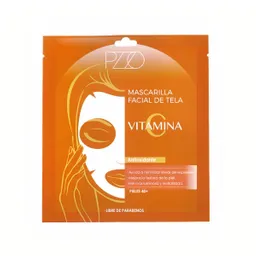 Petrizzio Mascarilla Facial en Tela Vitamina C Antioxidante 40+
