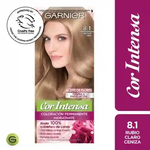 Garnier-Cor Intensa Tinte Capilar 8.1 Rubio Claro Ceniza