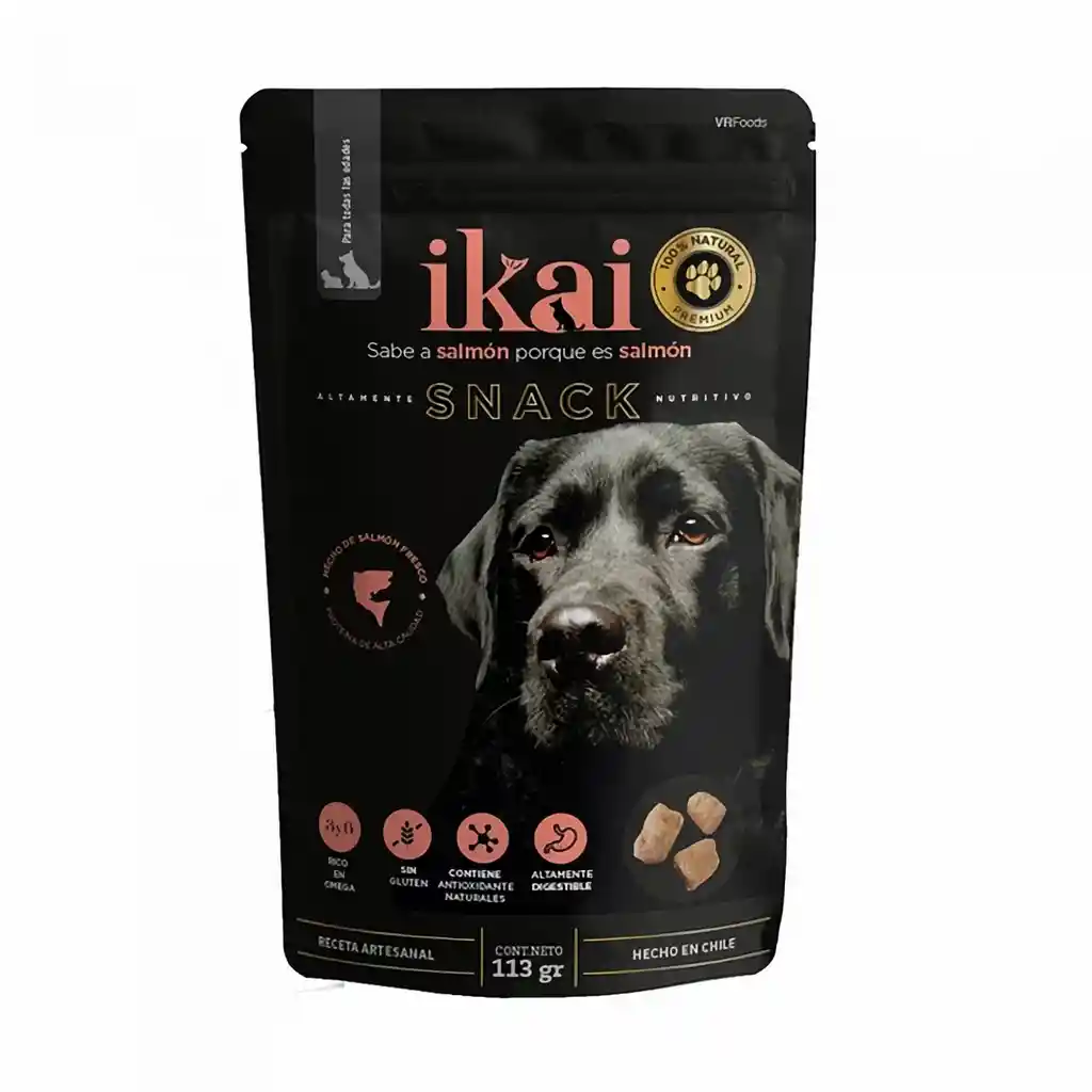 Ikai Snack de Salmón Para Perros