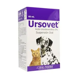 Ursovet Ácido Ursodeoxicólico (5 %) para Perros y Gatos
