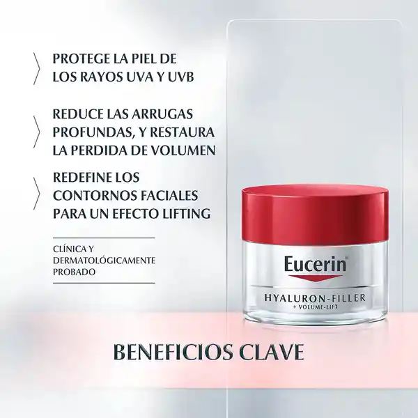 Eucerin Crema Facial de Día FPS 15 Hyaluron - Filler Volume Lift