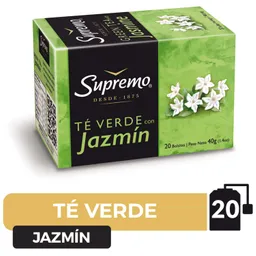 Supremo Té Verde con Jazmín