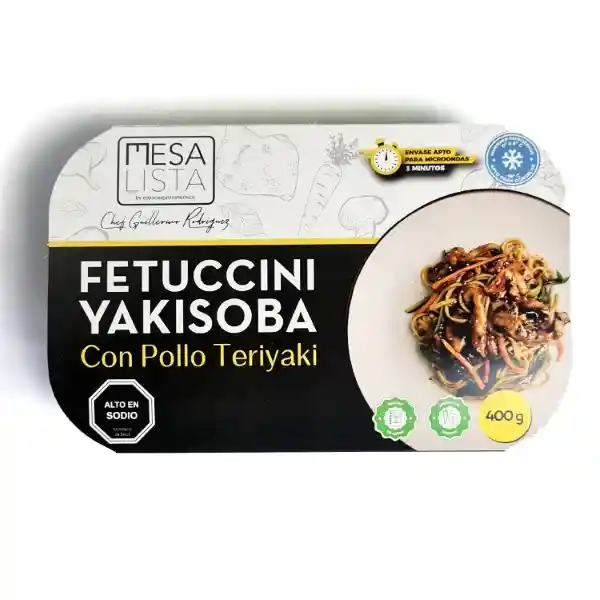 Fetuccini Yakisoba Con Pollo Teriyaki Jumbo E.P.