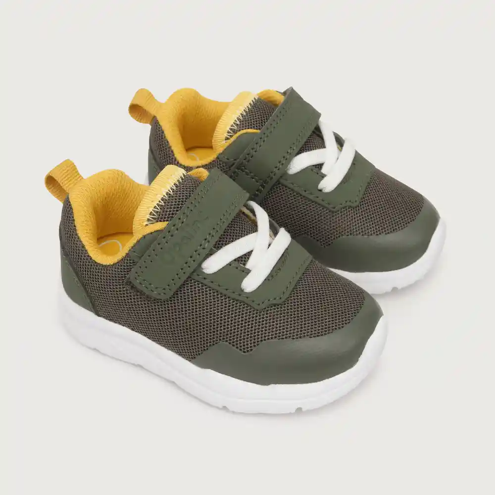 Zapatillas Deportiva Liviana De Niño Verde Talla 21