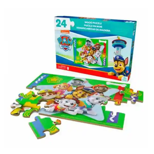 Paw Patrol Rompecabezas Madera - 6066932