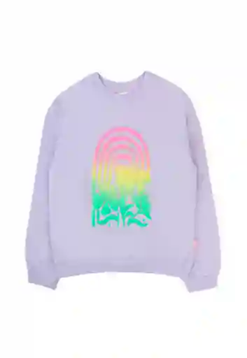 Polerón Junior Cerrado Day to Day Niña Lila 08 775