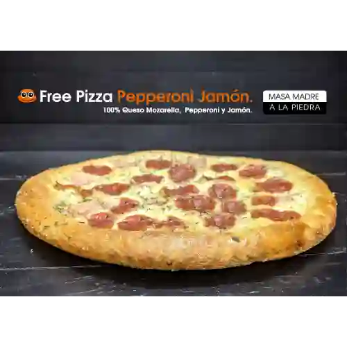 Free Pizza Familiar Pepperoni Jamón