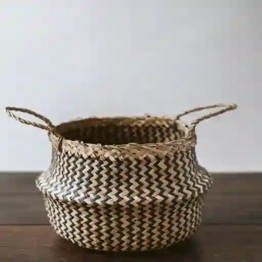 Canasto De Fibra Natural Nusa L