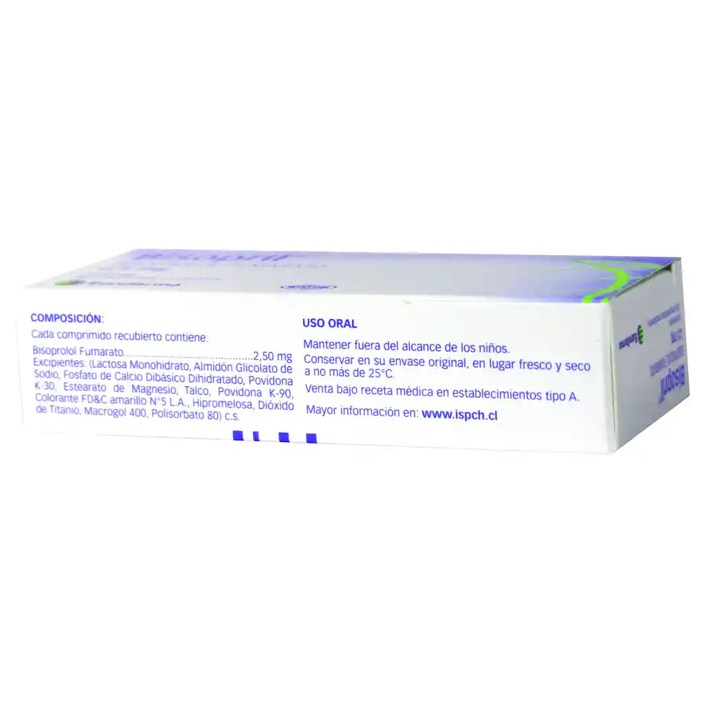 Bisopril 2,5 mg Comprimidos Recubiertos