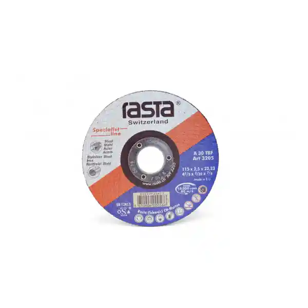 Disco Corte Rasta Metal 3205 4.1/2 Pulgadas