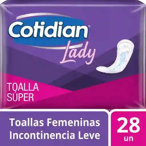 Coti Día n Lady Toalla Femenina Incontinencia Leve Maxi
