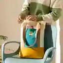 Bolso de Tela 35 x 42 cm Beige Casaideas