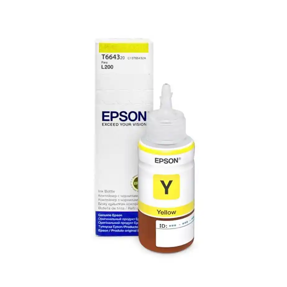 Epson Botella De Tinta 664 Amarilla