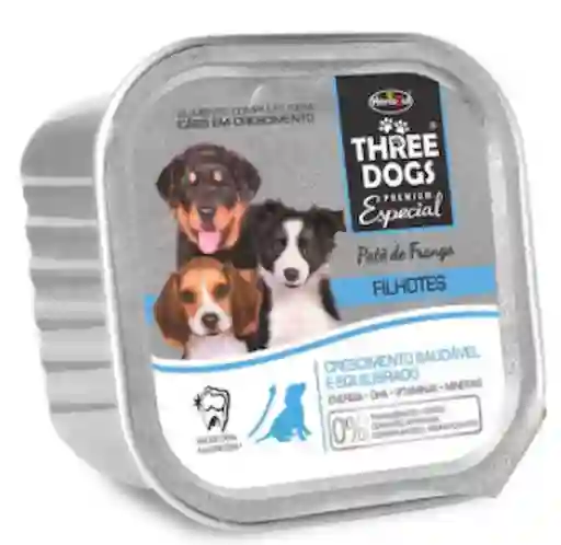 Three Dogs Alimento Húmedo Paté Super Premium Perro Cachorro