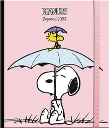 Agenda 2023 Snoopy Cuaderno Semanal (Pastel)