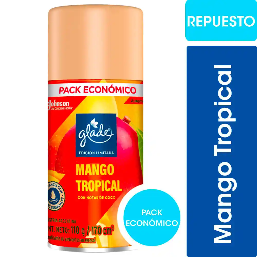 Aromatizante Automático Glade Mango Tropical