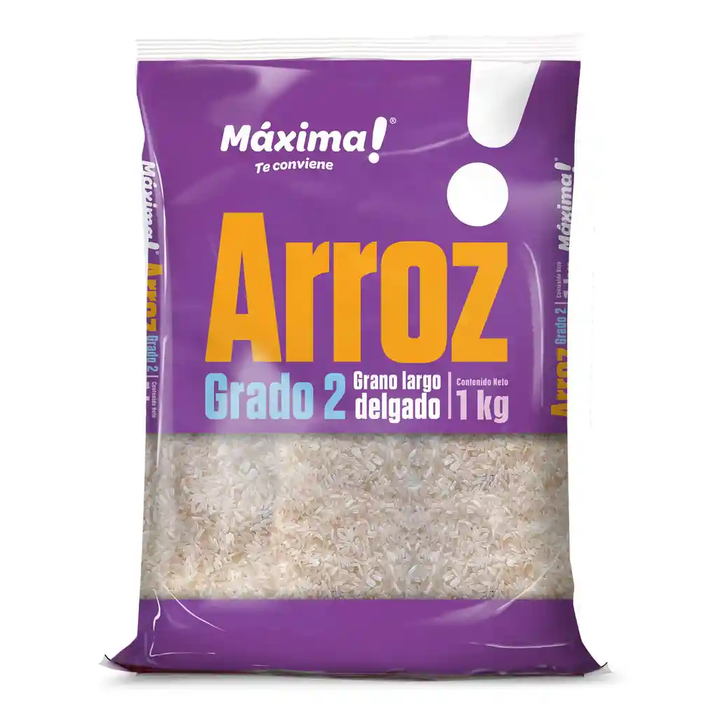 Maxima Arroz Grado 2 Grano Largo Angosto