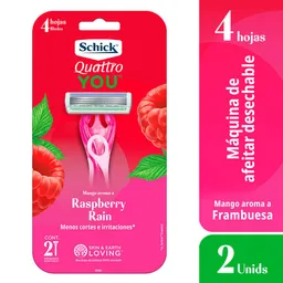 Schick Bálsamo Labial Quattro You Raspberry