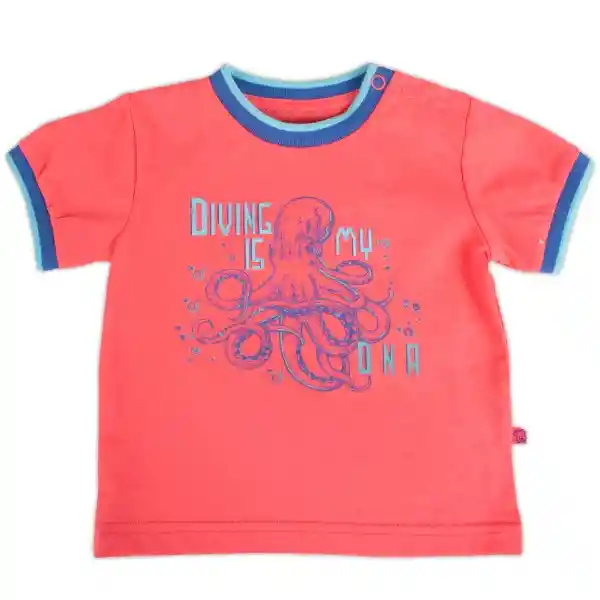 Polera Bebé Niño Coral Talla 3 A Pillín