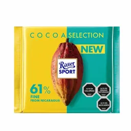 Ritter Sport Chocolate Amargo 61% Cacao