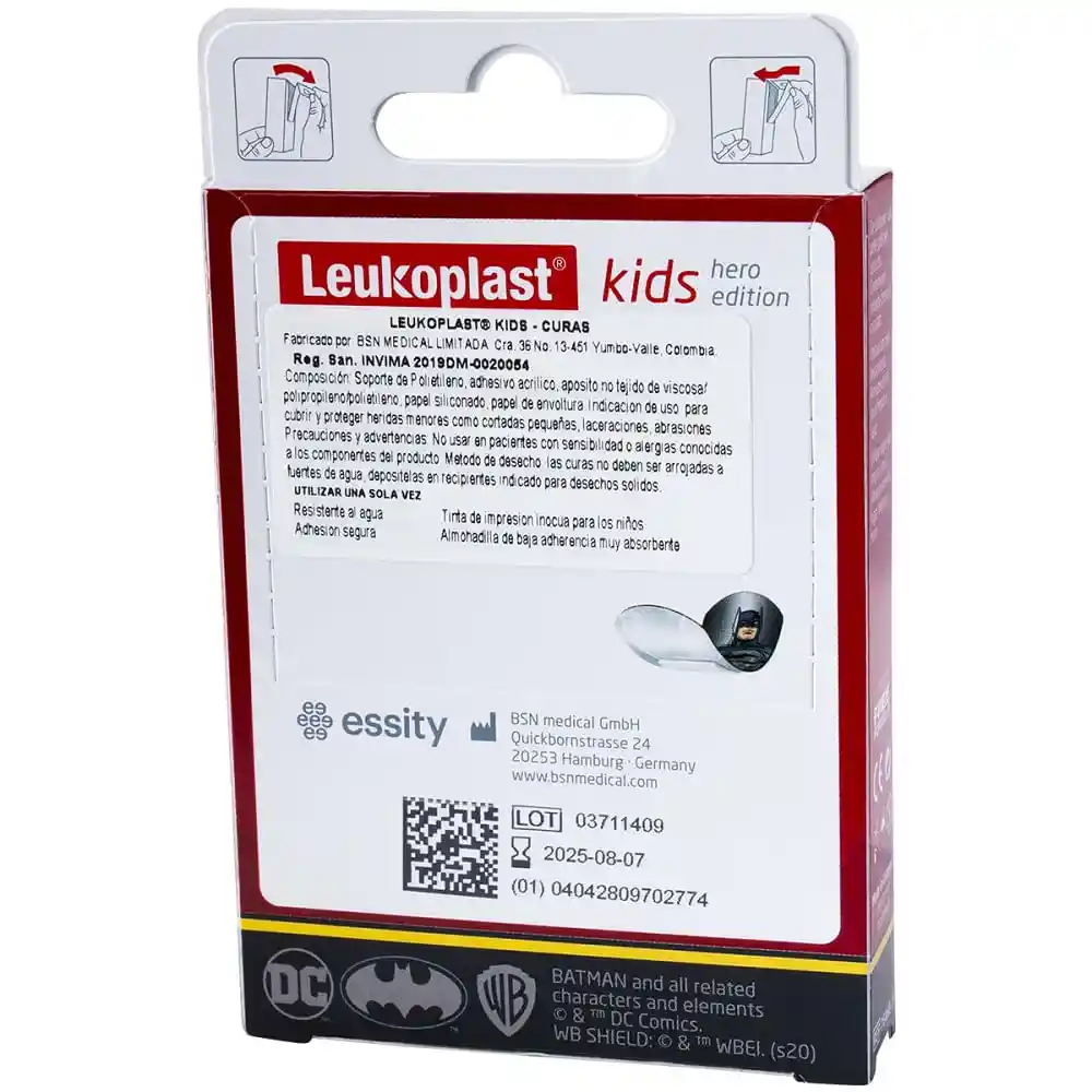 Leukoplast Venda Adhesiva Batman