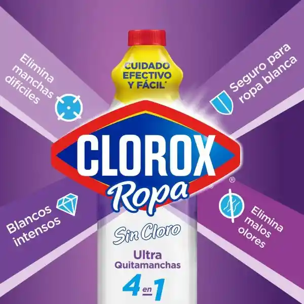 Quitamanchas Clorox Blancos Supremos (Doypack) 470 gr