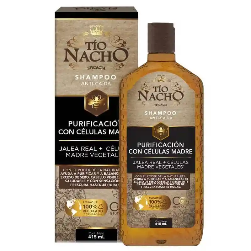 Tio Nacho Shampoo Purificación con Células Madre