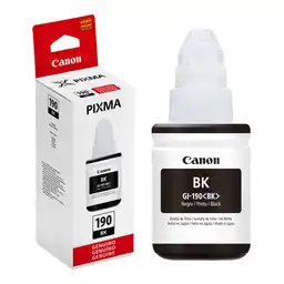 Canon Botella Tinta Gi-190 Negro